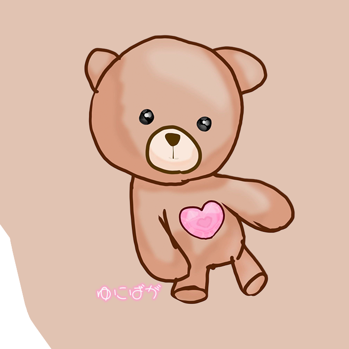 クマのキャラクター「ユニバガ」